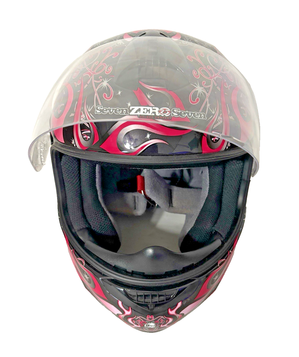 Seven Zero Seven Lethal Threat Women's Full Face Motorcycle Helmet Size M