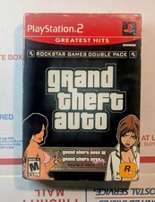 Grand Theft Auto Double Pack: Grand Theft Auto III & Vice City-PS2 Game Complete