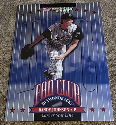 2002 Donruss Fan Club Randy Johnson Career Stat Line #219 /200 (126/200) - HOFer
