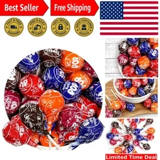 Individually Wrapped Tootsie Roll Pops - 2lb Assorted Fruit Flavors for Sharing