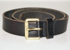 Women's Vintage GAP Black Leather Classic Belt SMALL