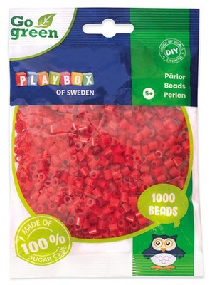 Playbox Bügelperlen Go green Midi 1000 Stk. rot