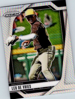 2025 Panini Prizm Baseball #47 Leo De Vries Silver RC Prospect
