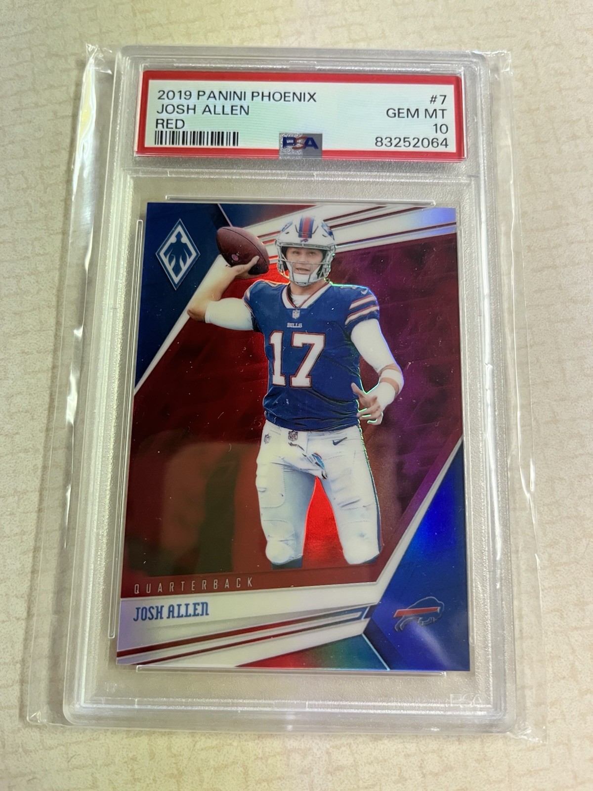 Josh Allen Panini Phoenix #7 Red