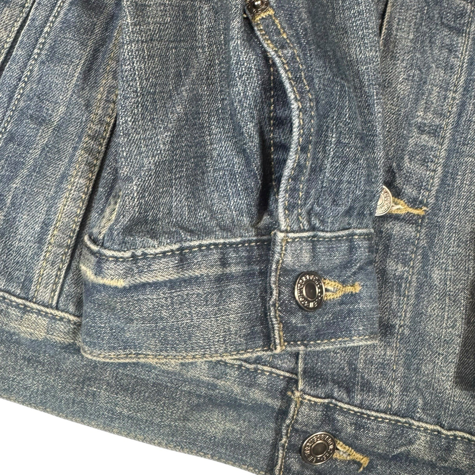 Levi’s Men’s Denim Trucker Jacket XL Blue Jean Vintage Wash Button Front Coat thumbnail 18