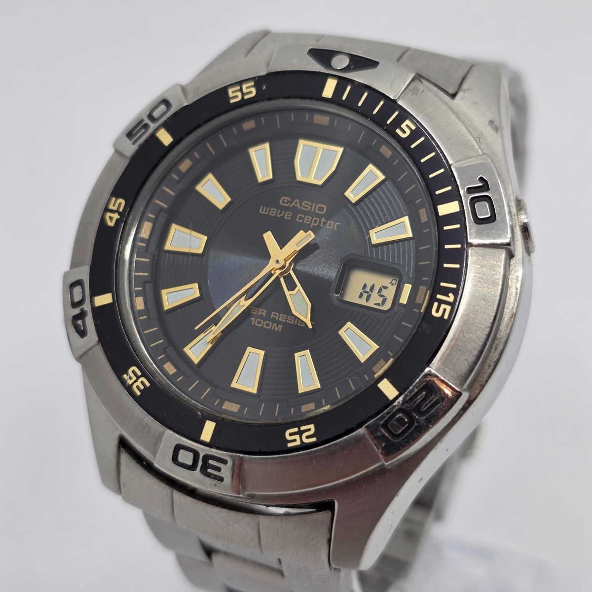 ORIENT CYMA SANDOZ CASIOなどメンズ レディース14本 CASIO WAVE CEPTOR #4756 WVQ-142A Atomic Radio-Controlled Men's
