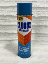Vtg CLOROX Pre-Wash 12 oz Stain Remover Spray Discontinued 1976 1/3 Full Prop