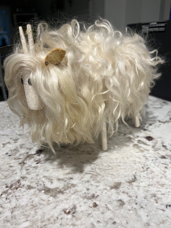 Vintage Navajo made Real Wool Sheep Real Wool