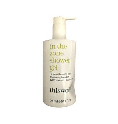 THISWORKS In The Zone Shower Gel Body Wash Eucalyptus & Frankincense 300ml NEW