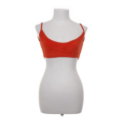Kaiia, Crop Top, Größe: XS, Rot, Baumwolle/Polyester, Einfarbig, Frottee #7rW