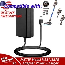 AC Adapter Charger For JASTIP Model V15 V15AB 500W Cordless Stick Vacuum Cleaner