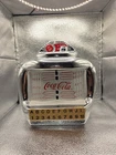 Coca Cola Brand Cookie Jar Silver Juke Box by Gibson  Vintage 2000 some wear