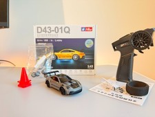Hstar D43-01Q RC Drift Auto 1:43 4WD Silber-G...