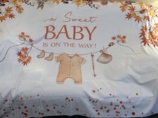 7  x 5  Autumn Baby Shower Photo Backdrop Banner