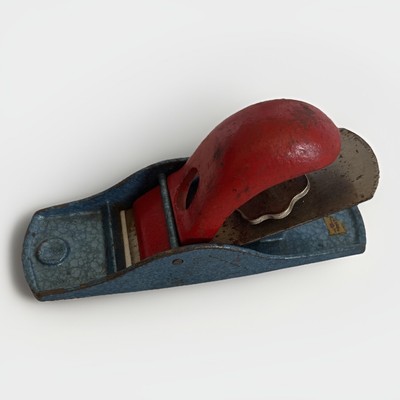 Vintage 5  Red Handle Hand Plane Ardex Wood Working Tool  
