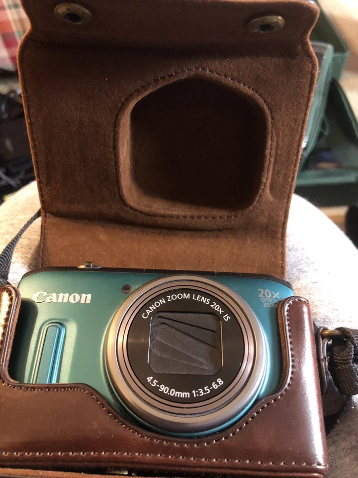 Canon SX260 HS Intelligent IS, Auto Anti-Shake, Zoom Óptico 20x, GPS, Sem Carregador - Imagem 2 de 4