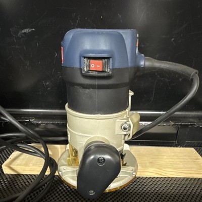 Ryobi R163 Wood Router 120V Corded Electric Blue with Carrying