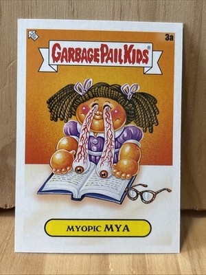 2022 GPK BOOK WORMS: #3a MYOPIC MYA.   22GPK