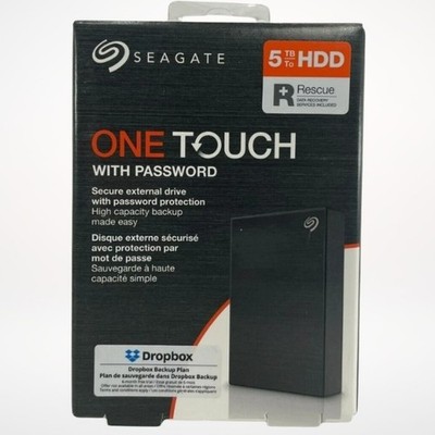Seagate - STKZ5000400 - One Touch 5 TB Portable Hard Drive - 2.5'' External - Bl