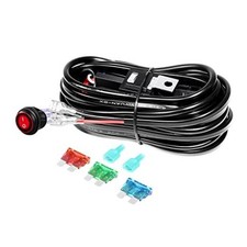 Universal LED Light Bar Wiring Harness Kit 12V ON Off C Wiring Harness 1 Lead 