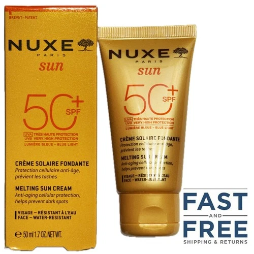 NUXE Sun Melting Cream Anti-Aging Anti Dark Spot Protection SPF50 50ml, 1.7 OZ