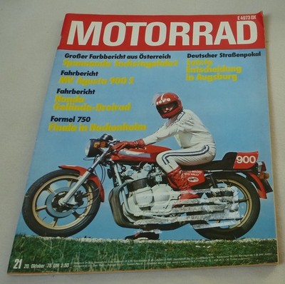 Das Motorrad 21/76 MV Augusta 900 S, Royal Enfield Bullit, Yamaha Mokick FS 1 DX