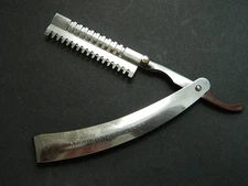 VINTAGE Marianna #01300 Stainless Steel Hair Shaper  Swing Shaving Razor
