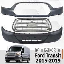 New Fit For 2015-2019 Ford Transit-150 Front Bumper Cover Grille Assembly Kit