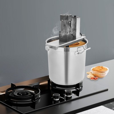 Automatic Pot Stirrer Mixer Electric Jam Mixing Machine w/4-Blade Mixing Scraper