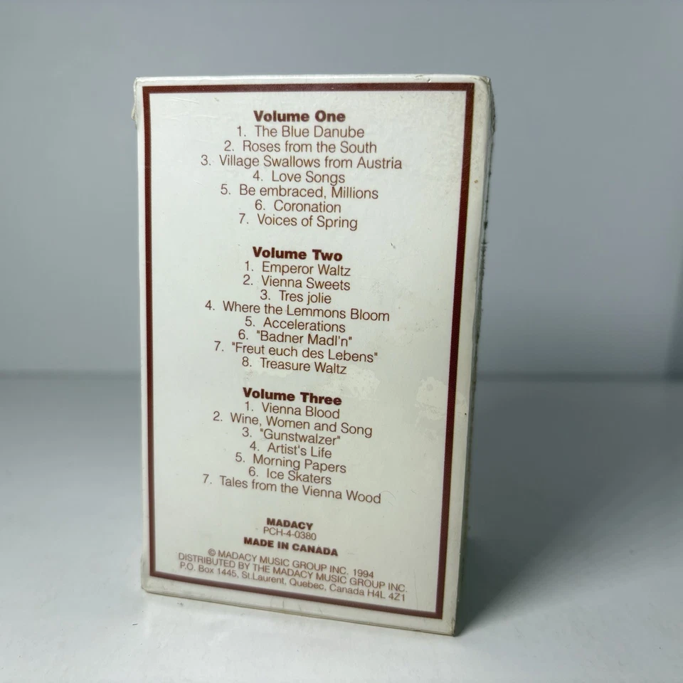The Magic Of Vienna Set Three 3 Cassette Tapes Vintage 1994 Canada New Sealed - Image 3 of 4