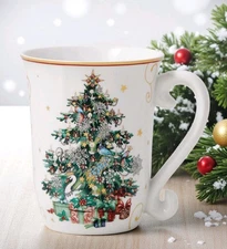 Williams Sonoma Twas the Night Before Christmas Tree Mug 14 OZ NIB Holiday 2025