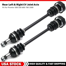 2 Pack Rear Left & Right CV Joint Axles for Arctic Cat Prowler XT 650 4X4 06-09
