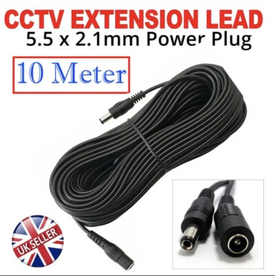 10M (32 Fuß) DC 12V Verlängerungskabel Stecker für CCTV Überwachungskamera