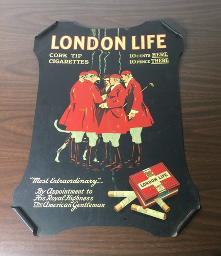 LONDON LIFE ZIGARETTEN WERBESCHILD / EXTREM SELTENE VERSION - Bild 3 von 11