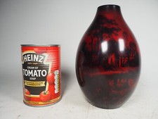 Vintage Royal Doulton Flambe Woodcut Vase