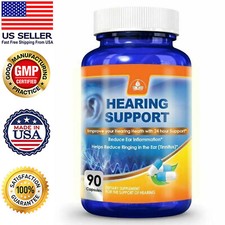 Hearing Health Supplement Tinnitus  Ear Ringing Relief 90 Capsules Free Ship