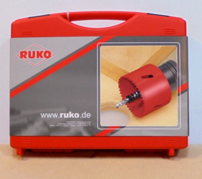 New Ruko 8 Piece Hole Saw Set (106305) **2 Extra Saws Added (9/16'' & 2 11/16'')**