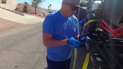 Set Di 4 Cinghie Di Fissaggio Per Assi Auto Da Corsa/rimorchio - Foto 11