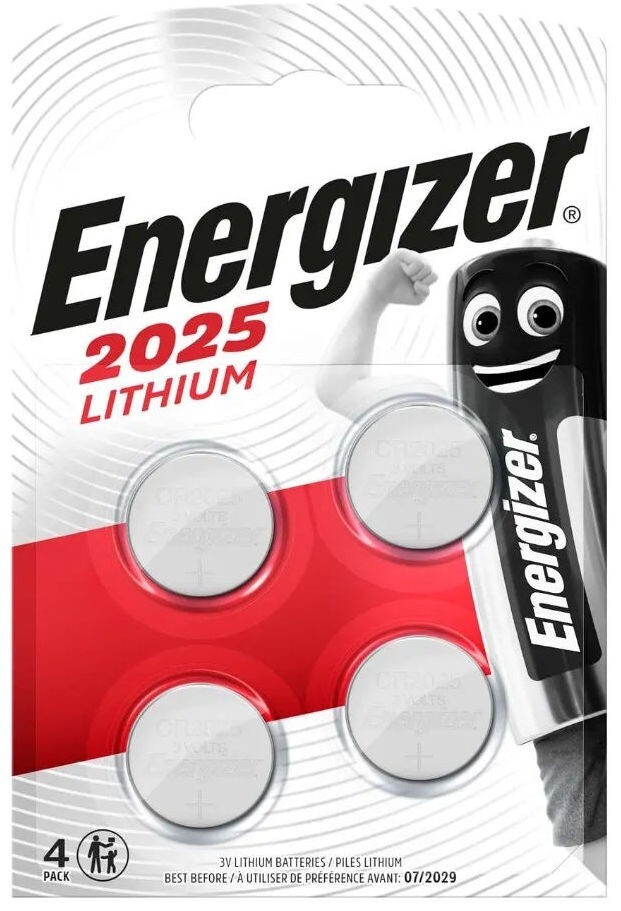 4x ENERGIZER 2025 CR2025 Batteries DL2025 3V Lithium Coin Cell *EXPIRY 06/2033* - Image 15