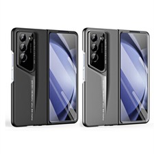 For Samsung Z Fold 7 6 5 4 Shockproof Matte Metal Screen Protector Case Cover