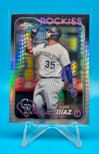 2024 Topps Chrome #287 Elias Diaz Prism Refractor Colorado Rockies