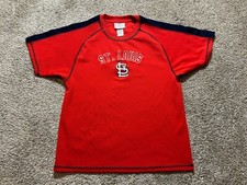 Genuine Merchandise Shirt Youth XL 16/18 Red St. Louis Cardinals MLB Embroidered