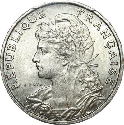 25 Centimes Patey Piéfort Tranche à 22 Pans Monnaies Françaises