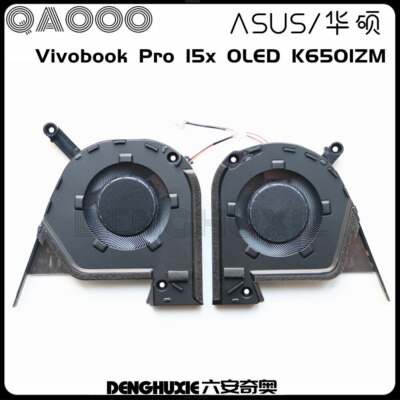 LAPTOP FAN FOR ASUS Vivobook Pro 15x OLED K6501Z K6501ZM CPU & GPU COOLING FAN