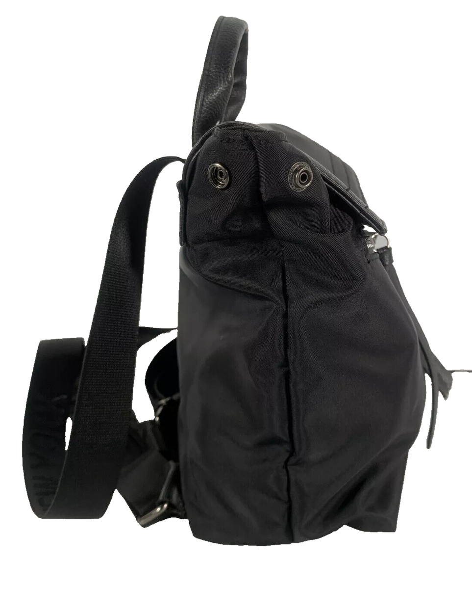 Botkier New York Trigger Black Nylon w/ Leather Trim Mini 