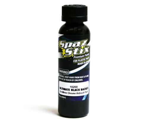 Spaz Stix High Gloss Black Backer Spray Paint (3.5oz) [SZX00119