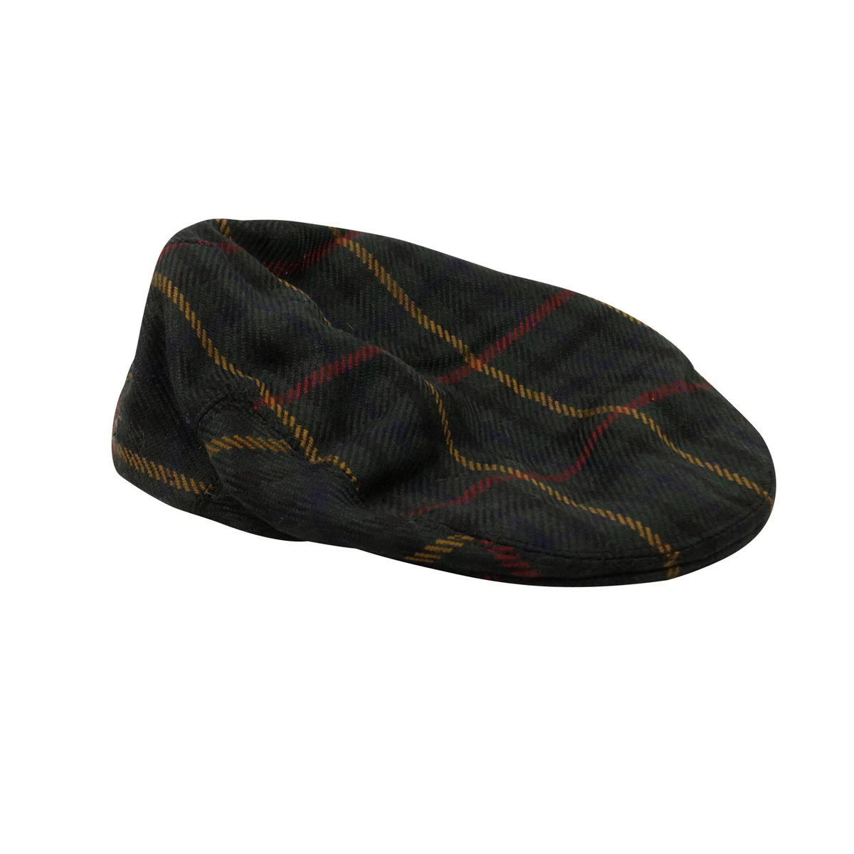 NEW DAKS Green Plaid Wool Flat Cap Size L 150