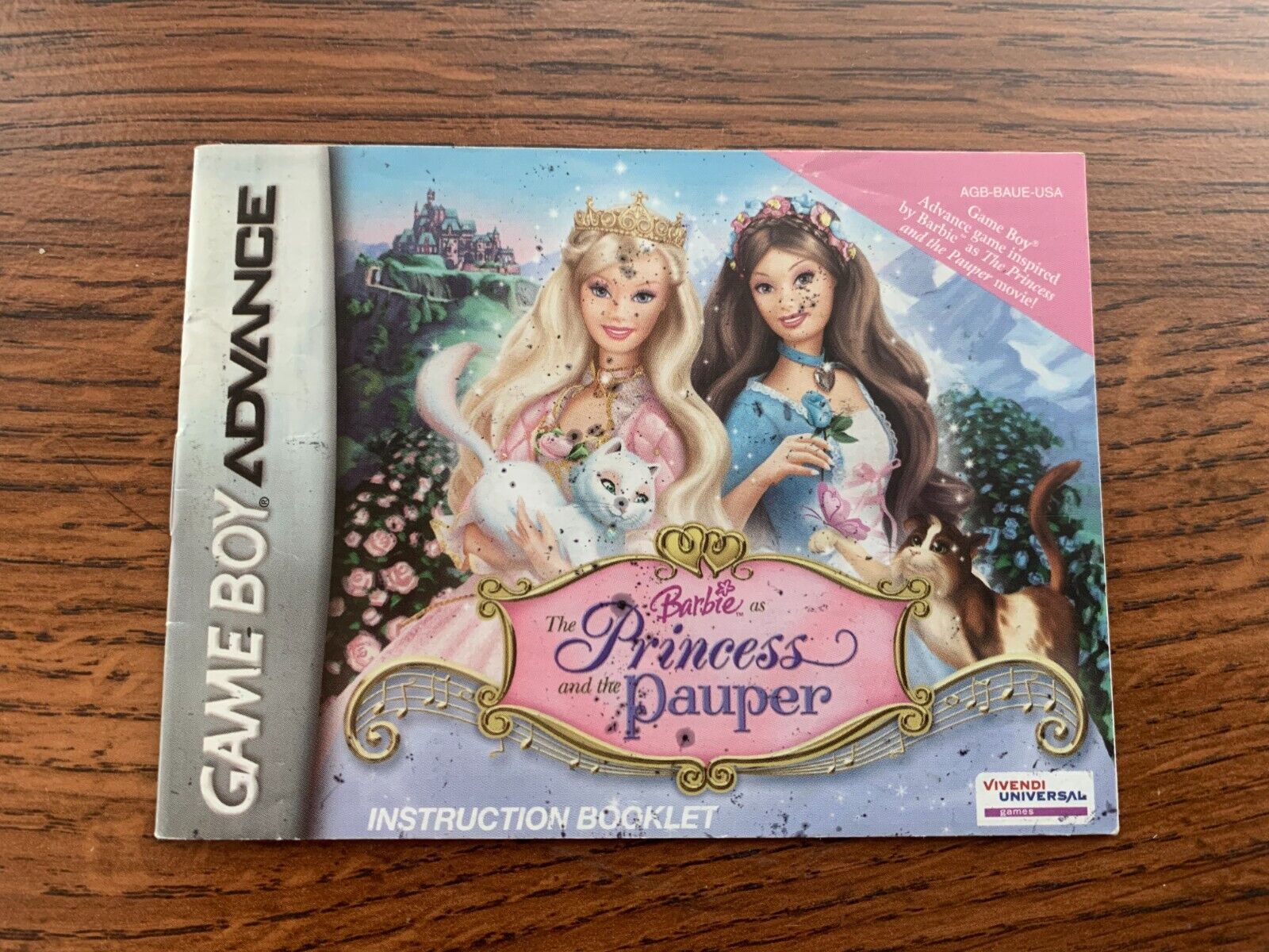 Barbie Princess And The Pauper Board Game Replacement Box, Insert, &  Instruction