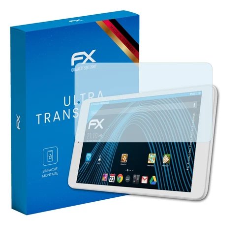 atFoliX 2x Schutzfolie für Alcatel One Touch Pixi 3 (8) 3G/WiFi klar