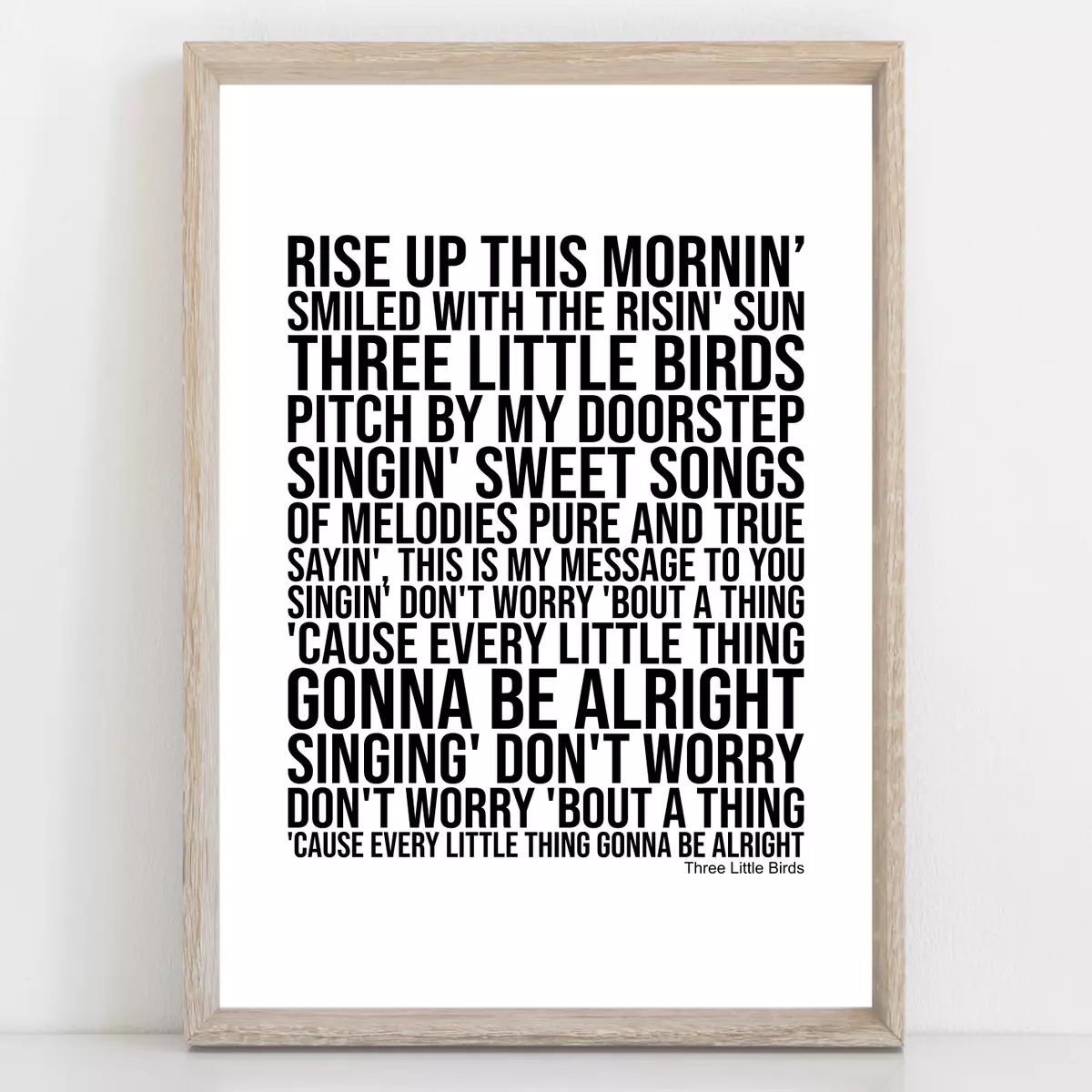 Bob Marley- Three Little Birds (With Lyrics!) 